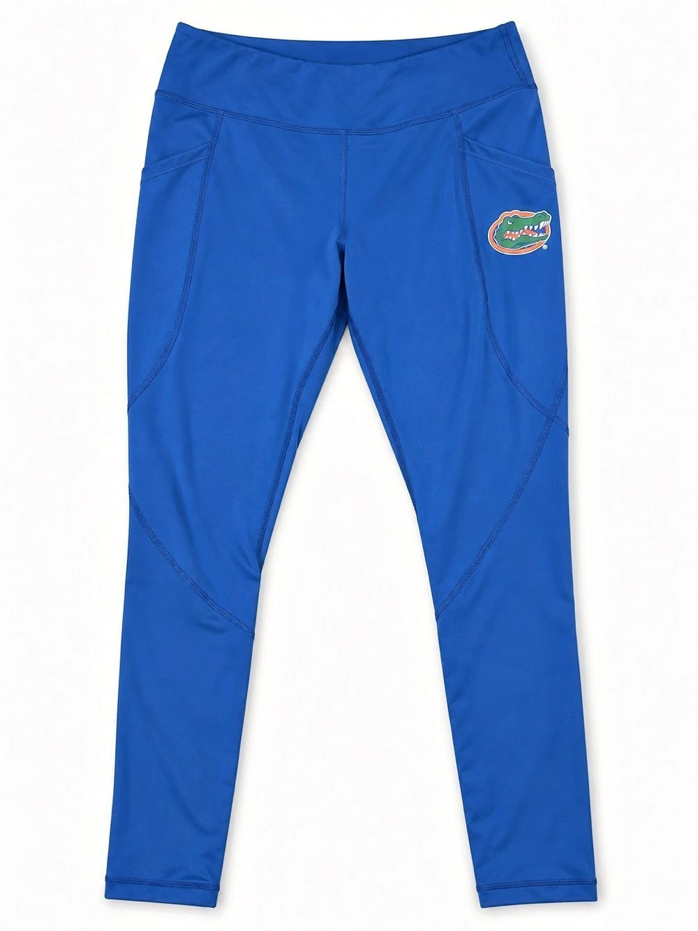 ZOOZATZ Florida Gators Women's Pocket Leggings Blue Medium
